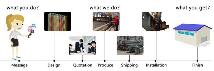 Il montaggio agricolo leggero del magazzino della struttura d'acciaio ha personalizzato 3