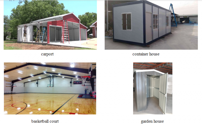 Magazzino strutturale d'acciaio costruito della struttura di industriale prefabbricato 12